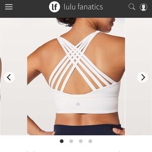 Lululemon free to be moved Sports Bra size 6